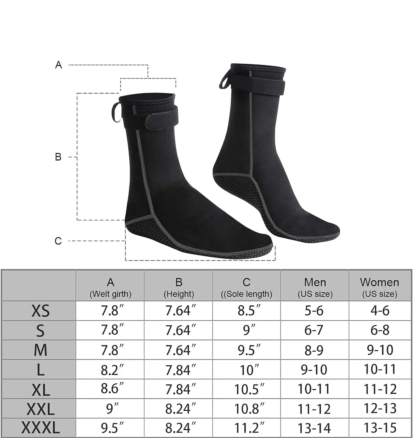 Avanto Neoprene Socks Avanto Cold Tubs